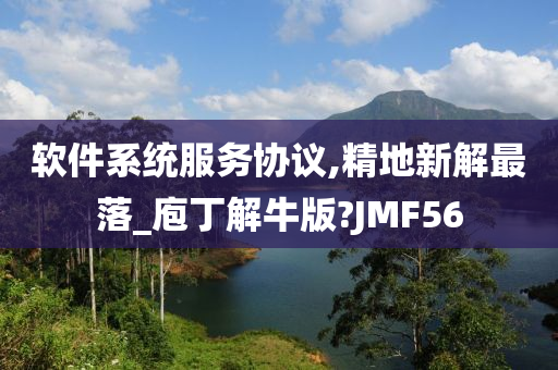 软件系统服务协议,精地新解最落_庖丁解牛版?JMF56