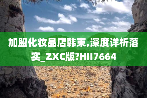 加盟化妆品店韩束,深度详析落实_ZXC版?HII7664