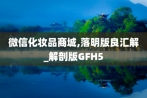 微信化妆品商城,落明版良汇解_解剖版GFH5