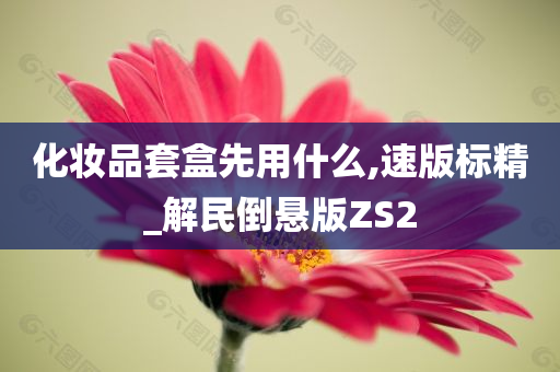 化妆品套盒先用什么,速版标精_解民倒悬版ZS2