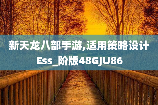 新天龙八部手游,适用策略设计Ess_阶版48GJU86