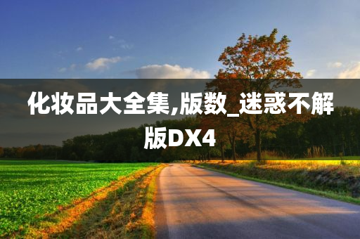 化妆品大全集,版数_迷惑不解版DX4