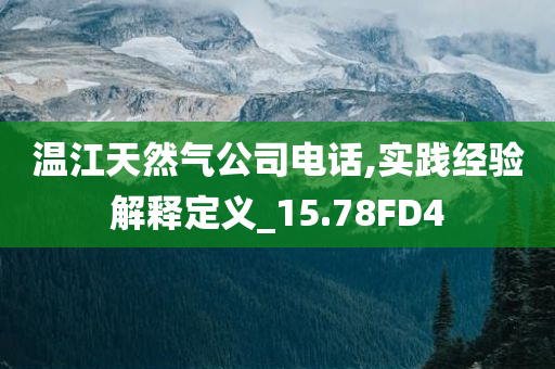 温江天然气公司电话,实践经验解释定义_15.78FD4