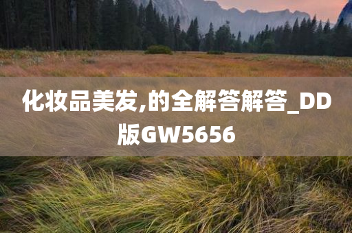 化妆品美发,的全解答解答_DD版GW5656