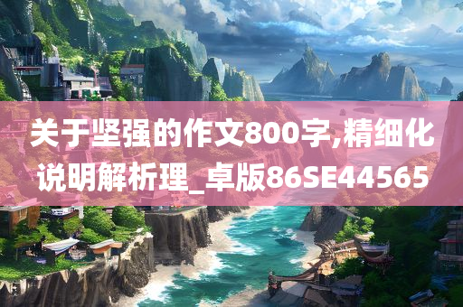 关于坚强的作文800字,精细化说明解析理_卓版86SE44565