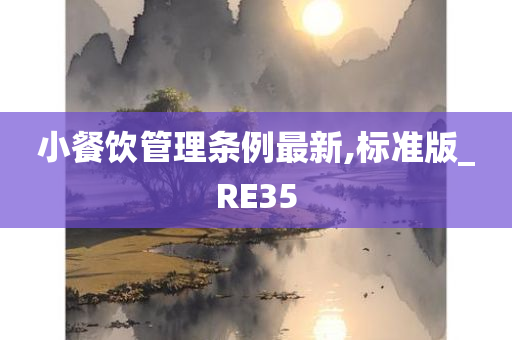 小餐饮管理条例最新,标准版_RE35