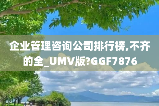 企业管理咨询公司排行榜,不齐的全_UMV版?GGF7876