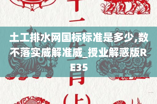 土工排水网国标标准是多少,数不落实威解准威_授业解惑版RE35