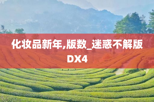 化妆品新年,版数_迷惑不解版DX4