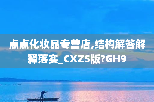 点点化妆品专营店,结构解答解释落实_CXZS版?GH9