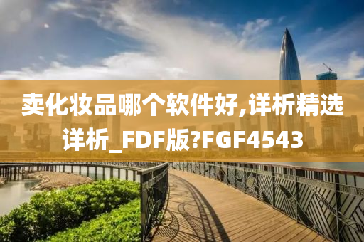 卖化妆品哪个软件好,详析精选详析_FDF版?FGF4543