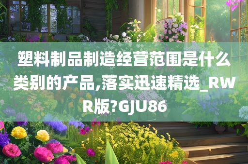 塑料制品制造经营范围是什么类别的产品,落实迅速精选_RWR版?GJU86