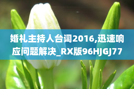 婚礼主持人台词2016,迅速响应问题解决_RX版96HJGJ77