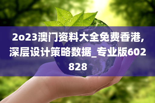 2o23澳门资料大全免费香港,深层设计策略数据_专业版602828