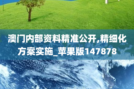 澳门内部资料精准公开,精细化方案实施_苹果版147878