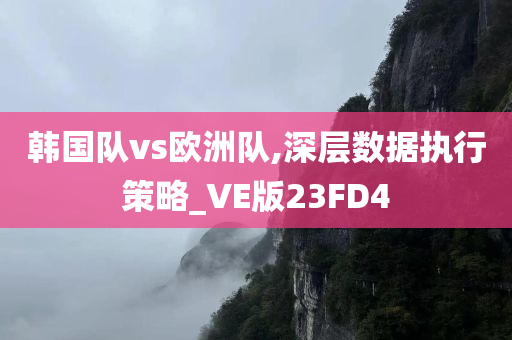 韩国队vs欧洲队,深层数据执行策略_VE版23FD4