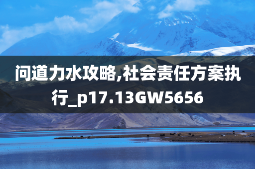 问道力水攻略,社会责任方案执行_p17.13GW5656