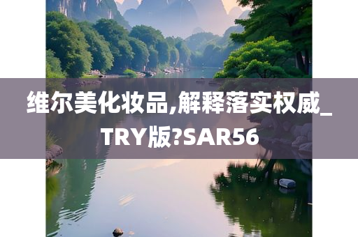 维尔美化妆品,解释落实权威_TRY版?SAR56