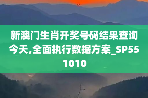 新澳门生肖开奖号码结果查询今天,全面执行数据方案_SP551010