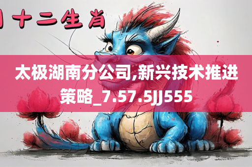 太极湖南分公司,新兴技术推进策略_7.57.5JJ555