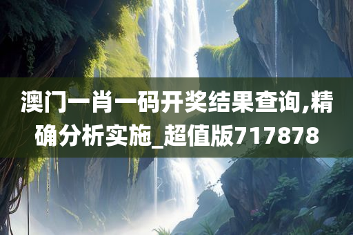 澳门一肖一码开奖结果查询,精确分析实施_超值版717878