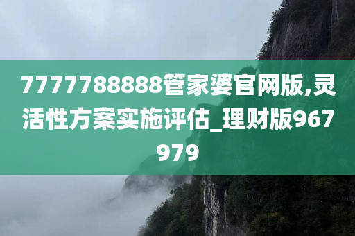 7777788888管家婆官网版,灵活性方案实施评估_理财版967979