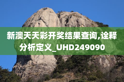 新澳天天彩开奖结果查询,诠释分析定义_UHD249090