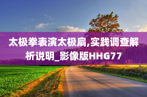 太极拳表演太极扇,实践调查解析说明_影像版HHG77