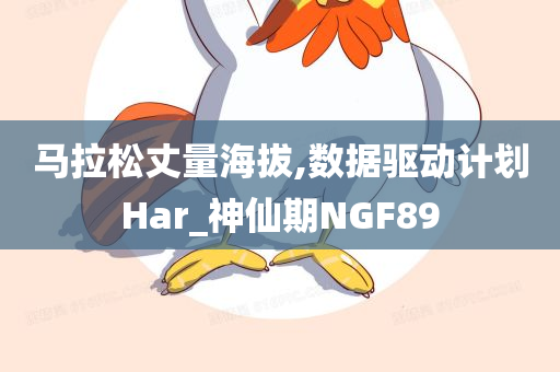 马拉松丈量海拔,数据驱动计划Har_神仙期NGF89