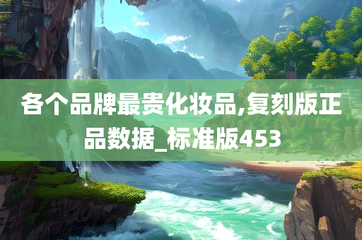 各个品牌最贵化妆品,复刻版正品数据_标准版453