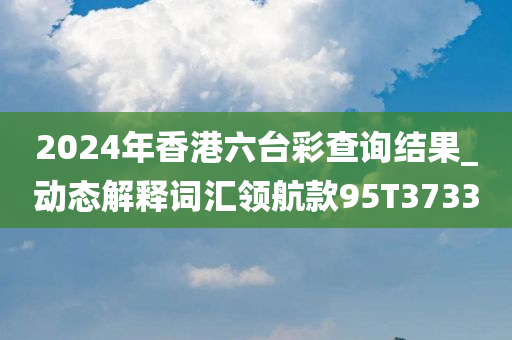 2024年香港六台彩查询结果_动态解释词汇领航款95T3733