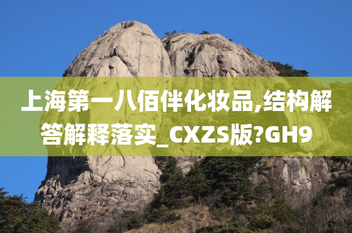 上海第一八佰伴化妆品,结构解答解释落实_CXZS版?GH9