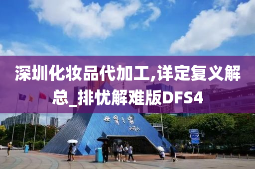 深圳化妆品代加工,详定复义解总_排忧解难版DFS4