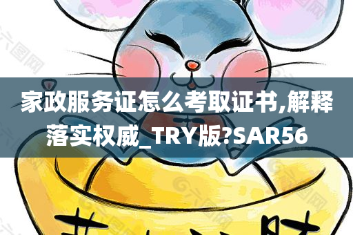 家政服务证怎么考取证书,解释落实权威_TRY版?SAR56