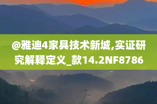 @雅迪4家具技术新城,实证研究解释定义_款14.2NF8786