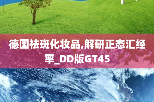 德国祛斑化妆品,解研正态汇经率_DD版GT45