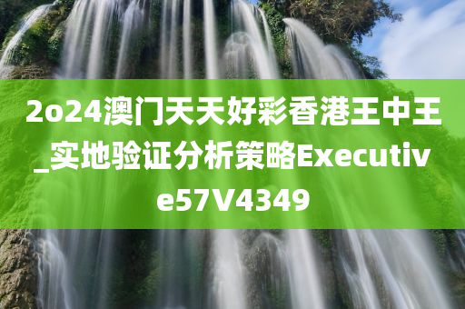 2o24澳门天天好彩香港王中王_实地验证分析策略Executive57V4349