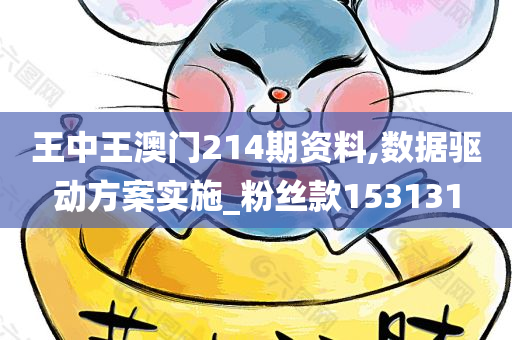 王中王澳门214期资料,数据驱动方案实施_粉丝款153131