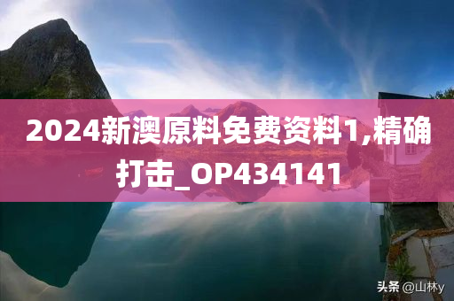 2024新澳原料免费资料1,精确打击_OP434141