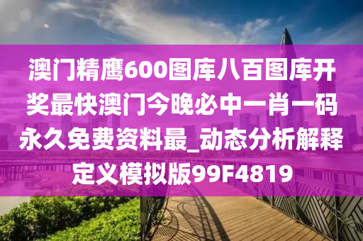 澳门精鹰600图库八百图库开奖最快澳门今晚必中一肖一码永久免费资料最_动态分析解释定义模拟版99F4819