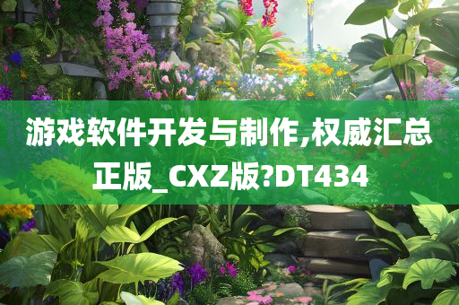 游戏软件开发与制作,权威汇总正版_CXZ版?DT434