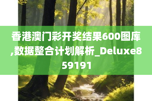 香港澳门彩开奖结果600图库,数据整合计划解析_Deluxe859191