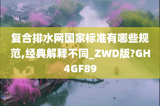 复合排水网国家标准有哪些规范,经典解释不同_ZWD版?GH4GF89