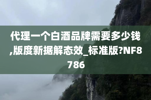 代理一个白酒品牌需要多少钱,版度新据解态效_标准版?NF8786