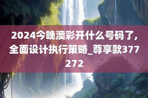 2024今晚澳彩开什么号码了,全面设计执行策略_尊享款377272