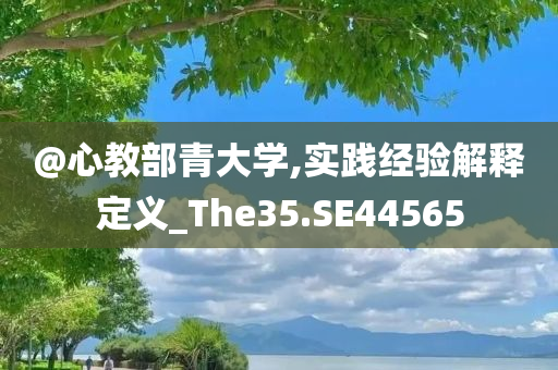 @心教部青大学,实践经验解释定义_The35.SE44565