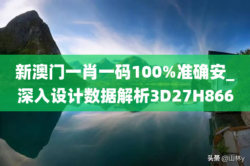 新澳门一肖一码100%准确安_深入设计数据解析3D27H8660