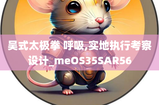 吴式太极拳 呼吸,实地执行考察设计_meOS35SAR56