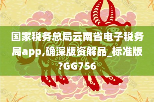 国家税务总局云南省电子税务局app,确深版资解品_标准版?GG756