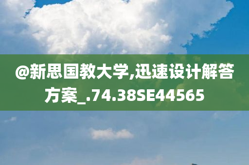 @新思国教大学,迅速设计解答方案_.74.38SE44565